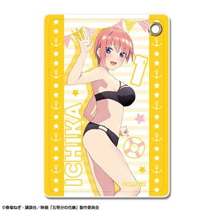 映画「五等分の花嫁」 レザーパスケース 水着Ver. デザイン01 (中野一花) (キャラクターグッズ)