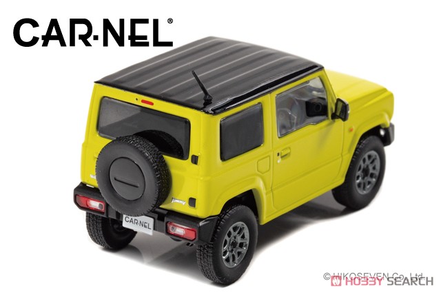 スズキ ジムニー XC (JB64W) 2018 Kinetic Yellow / ブラックルーフ (ミニカー) 商品画像3