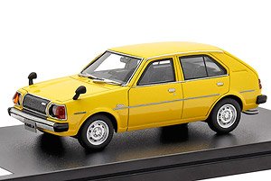 MAZDA FAMILIA Super Custom (1978) ヨークイエロー (ミニカー)