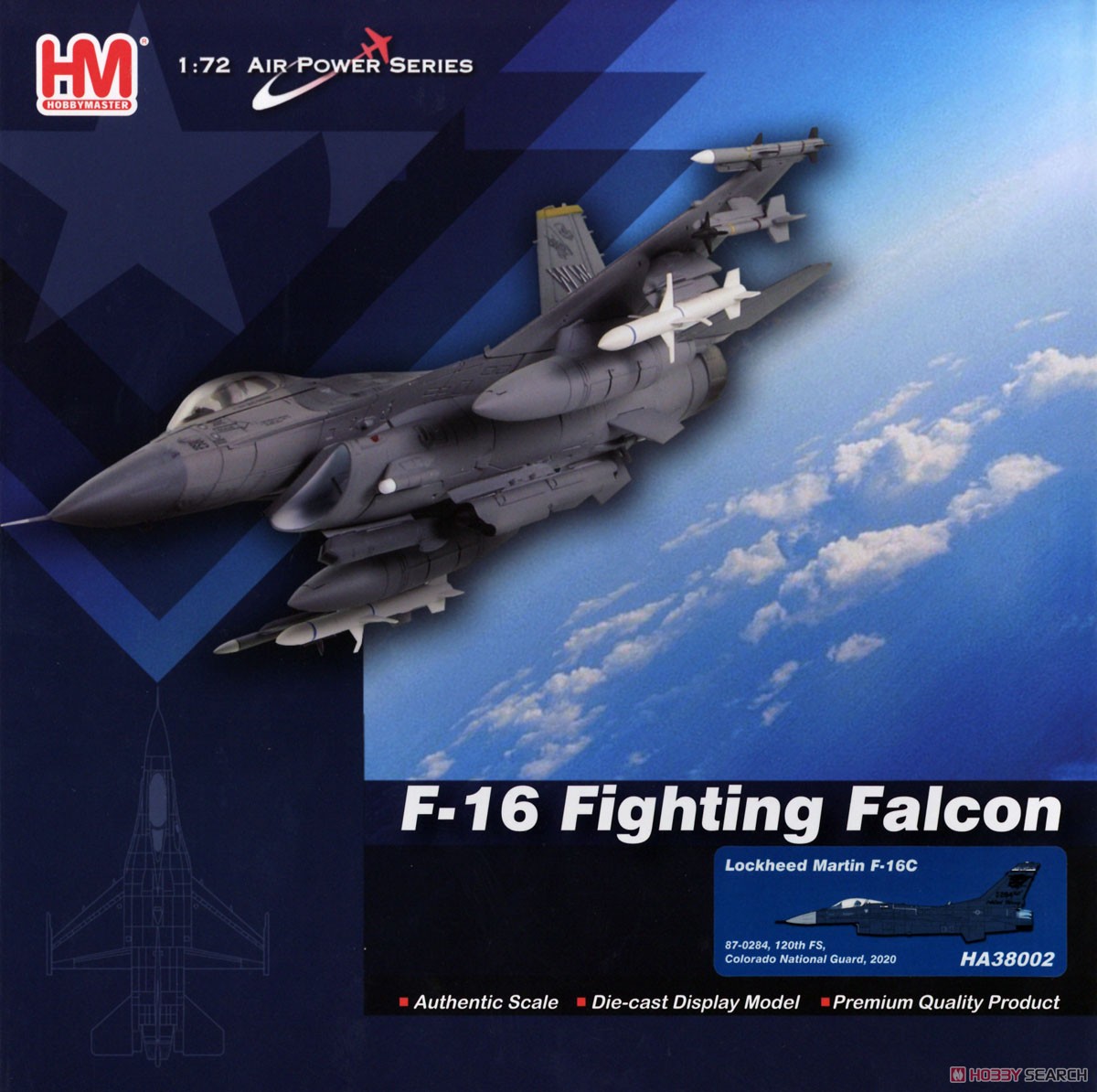 F-16C `コロラド州空軍 第120戦闘飛行隊` (完成品飛行機) パッケージ1