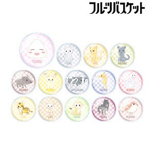 Fruits Basket Trading Chibi Chara Earthly Branches Ver. Acrylic Magnet (Set of 14) (Anime Toy)