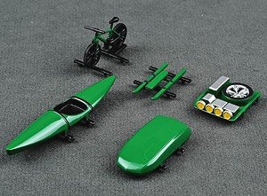 Accessory Parts Set Green (Diecast Car)