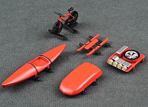 Accessory Parts Set Orange (Diecast Car)