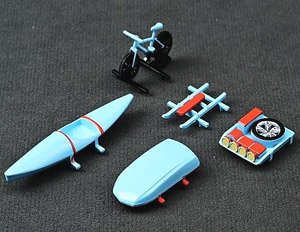 Accessory Parts Set Blue/Orange (Diecast Car)