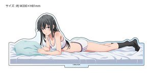 My Teen Romantic Comedy Snafu Climax [Especially Illustrated] Big Acrylic Stand Yukino (Co-sleeping) (Anime Toy)