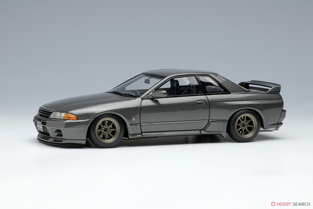 NISSAN SKYLINE GT-R (BNR32) (RS Watanabe 8 spoke) ガングレーメタリック (ミニカー) 商品画像1