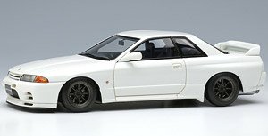 Nissan Skyline GT-R (BNR32) (RS Watanabe 8 spoke) Crystal White (Diecast Car)