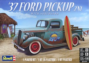 1937 Ford Pickup Street Rod with Surf Board (Model Car)