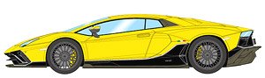 Lamborghini Aventador LP780-4 Ultimae 2021 (Dianthus Wheel) Giallo Auge (Diecast Car)