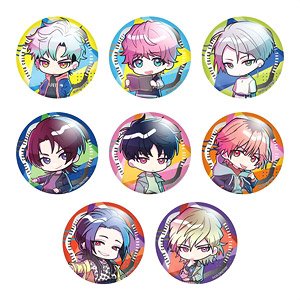 Tokyo Color Sonic!! Chara Reflection Can Badge (Set of 8) (Anime Toy)
