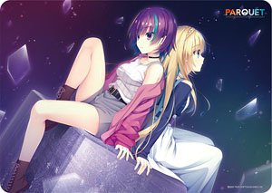 Character Universal Rubber Mat Parquet [Rino & Tsubasa] (Anime Toy)