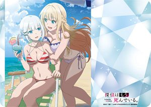 Character Universal Rubber Mat The Detective Is Already Dead [Siesta & Charlotte] Swimwear Ver. (Anime Toy)