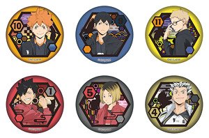 Haikyu!! Kirie Series Japanese Paper Can Badge Vol.2 (Set of 6) (Anime Toy)