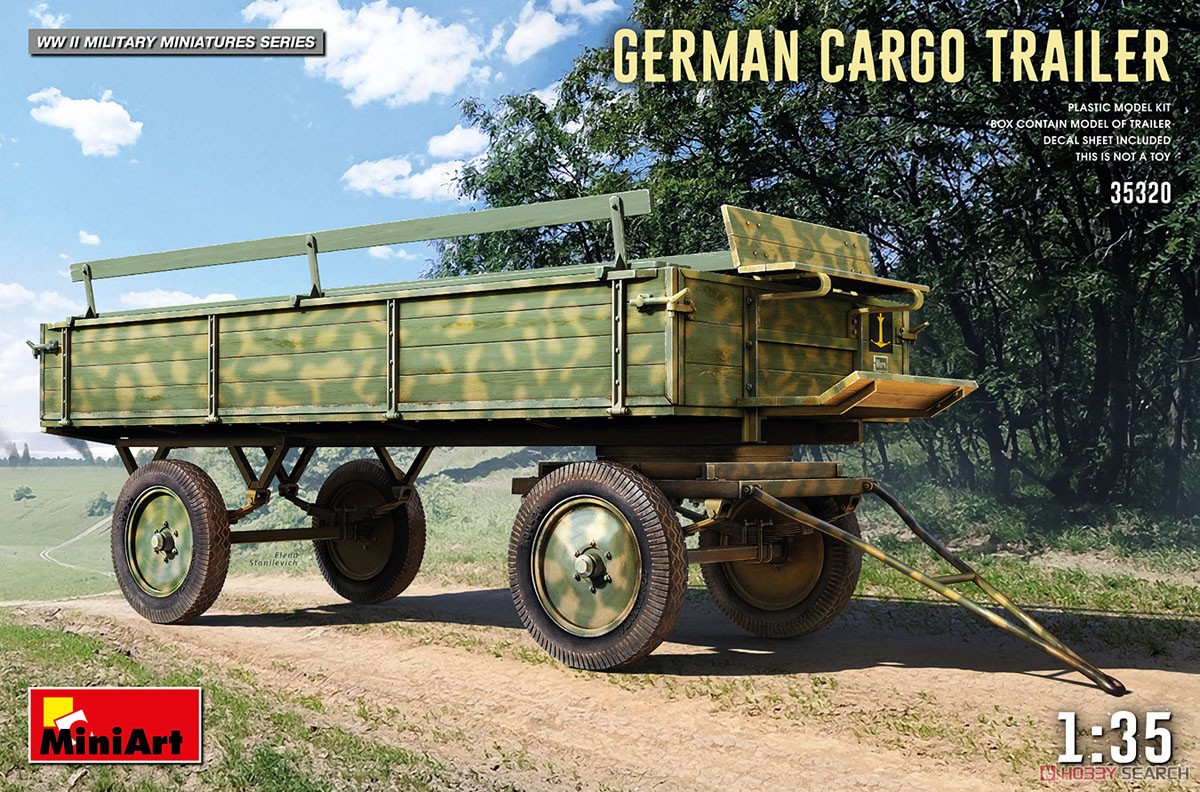 German Cargo Trailer (Plastic model) Package1