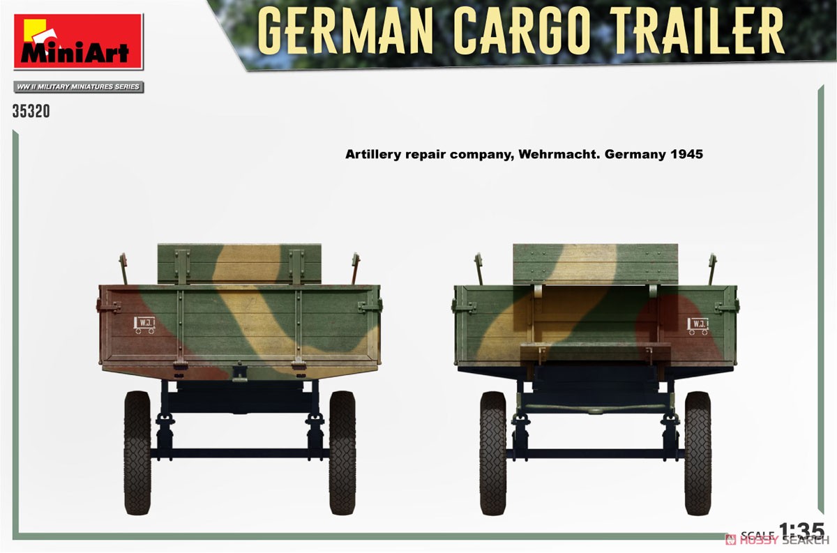 German Cargo Trailer (Plastic model) Color1