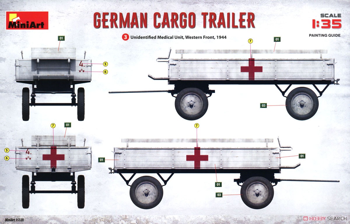 German Cargo Trailer (Plastic model) Color12