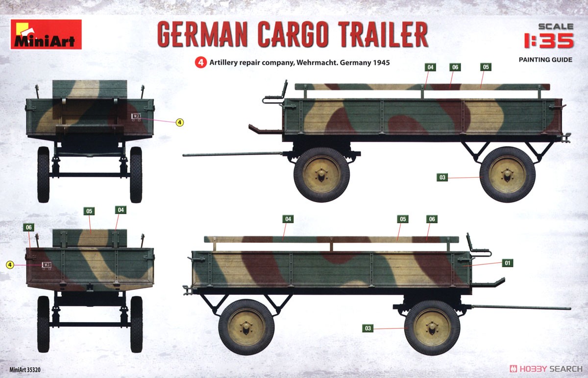 German Cargo Trailer (Plastic model) Color13