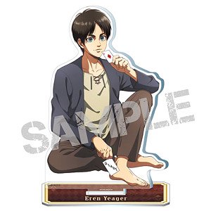 Attack on Titan Acrylic Stand ([Playing Cards] Theme) Eren (Anime Toy)