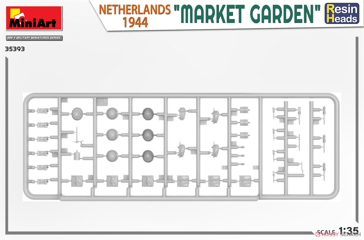 `Market Garden` Netherlands 1944. Resin Heads (Plastic model) Other picture3
