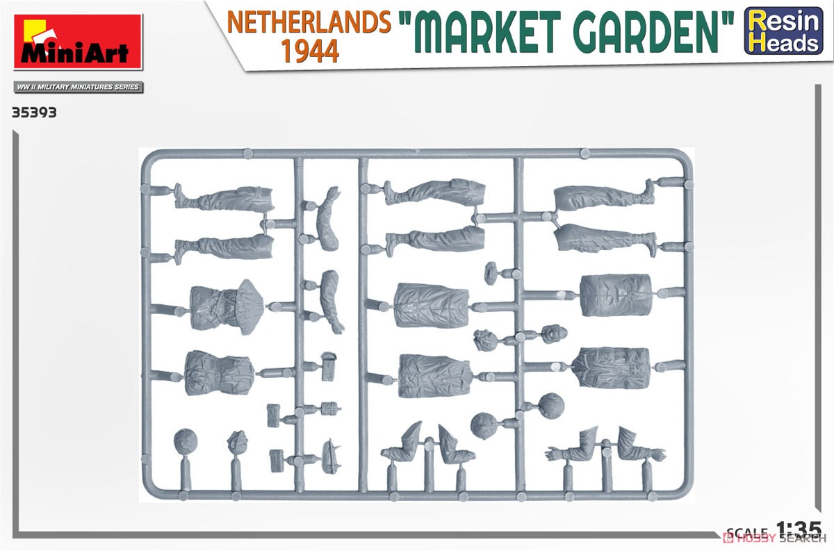 `Market Garden` Netherlands 1944. Resin Heads (Plastic model) Other picture5