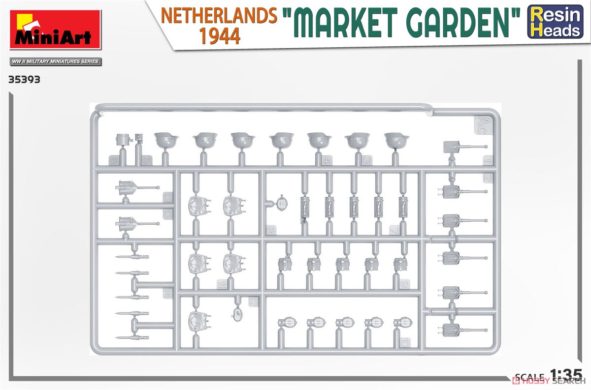 `Market Garden` Netherlands 1944. Resin Heads (Plastic model) Other picture6