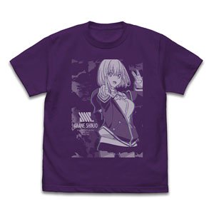 SSSS.Gridman Akane Shinjo Effect Visual T-Shirt Purple M (Anime Toy)