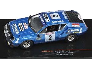 Alpine A310 1976 Le Tour de Corse #2 Andruet / Biche (Diecast Car)