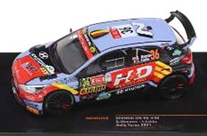 Hyundai I20 R5 2021 Rally Ypres #36 G.Munster / L.Louka (Diecast Car)