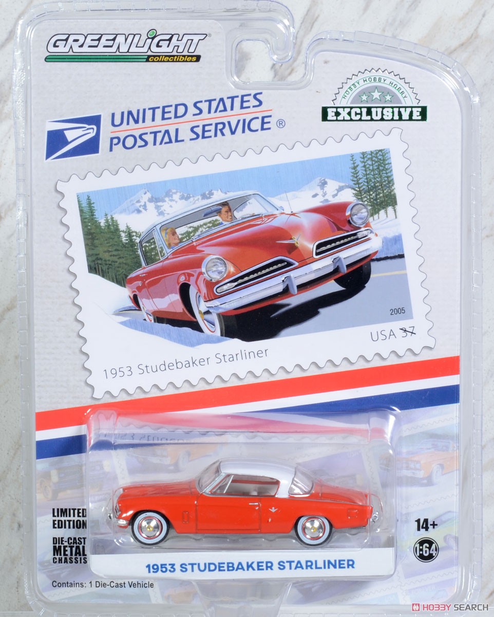 1953 Studebaker Starliner - (USPS) America on the Move: 50s Sporty Cars (ミニカー) パッケージ1