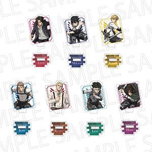 [Attack on Titan] The Final Season Trading Acrylic Stand Vol.2 (Set of 7) (Anime Toy)