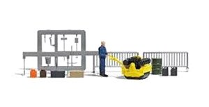 (HO) Action Set Road Roller (Model Train)