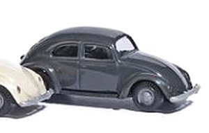 (HO) VW Beetle Dark Gray (Model Train)