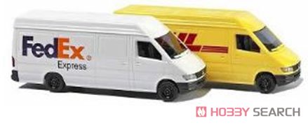 (N) MB Sprinter Delivery Van FedEx & DHL (Model Train) Item picture1