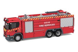 Tiny City No.66 スカニア 香港消防局 Bulk Foam Tender (F2801) (ミニカー)