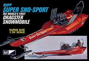 ラップ SUPER Sno-Sport ドラッグスター スノーモービル (プラモデル)