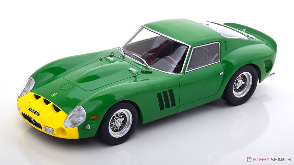 Ferrari 250 GTO 1962 green/yellow デカール付き (ミニカー) 商品画像1