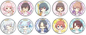 Can Badge [Ongeki] 04 Angel Ver. (Mini Chara) (Set of 10) (Anime Toy)