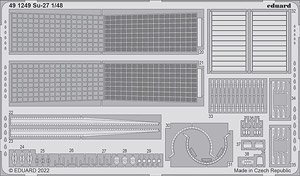 Photo-Etched Parts for Su-27 (for Great Wall Hobby) (Plastic model)