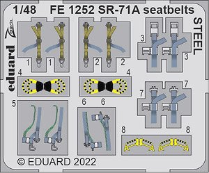 SR-71A シートベルト (ステンレス製) (レベル用) (プラモデル)