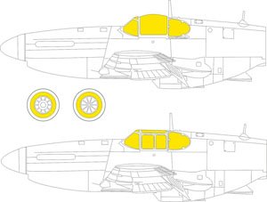 Masking Sheet for P-51B/C (for Arma Hobby) (Plastic model)