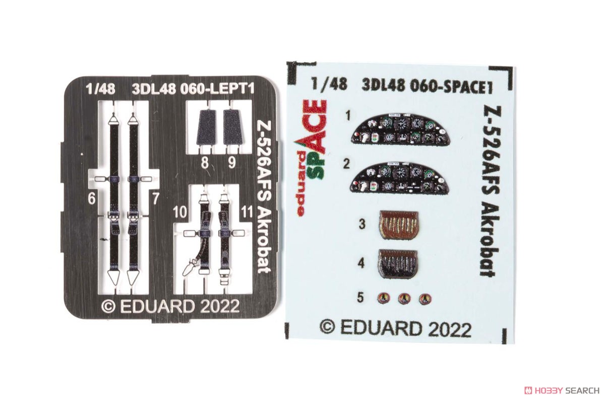 Z-526AFS アクロバット 「スペース」内装3Dデカール w/エッチングパーツセット (エデュアルド用) (プラモデル) 商品画像1