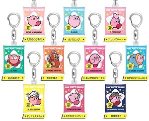 Kirby`s Dream Land 30th Air-fuwa Key Ring (Set of 10) (Anime Toy)