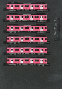西武 9000系 (9101編成・ピンク) 増結用中間車6両セット (動力無し) (増結・6両セット) (塗装済み完成品) (鉄道模型)