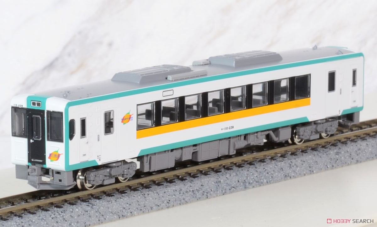 J.R. Type KIHA110-200 (Rikuu West Line) II Standard Two Car Formation Set (w/Motor) (Basic 2-Car Set) (Pre-colored Completed) (Model Train) Item picture2