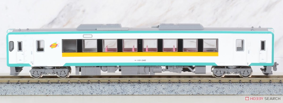 J.R. Type KIHA110-200 (Rikuu West Line) II Standard Two Car Formation Set (w/Motor) (Basic 2-Car Set) (Pre-colored Completed) (Model Train) Item picture4