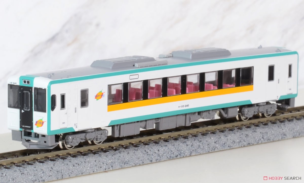 J.R. Type KIHA110-200 (Rikuu West Line) II Standard Two Car Formation Set (w/Motor) (Basic 2-Car Set) (Pre-colored Completed) (Model Train) Item picture5