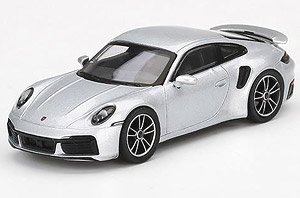 Porsche 911 Turbo S GT Silver Metallic (LHD) (Diecast Car)