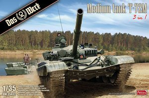 Medium Tank T-72M 3 in 1 (T-72M / UV-1 / UV-2) (Plastic model)