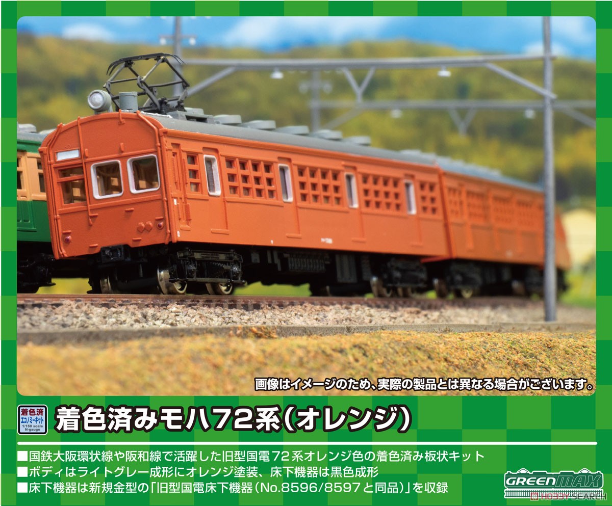 Pre-Colored Type KUHA79 (Orange) (Unassembled Kit) (Model Train) Other picture1