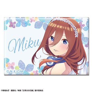 映画「五等分の花嫁」 ホログラム缶バッジ 花嫁Ver. デザイン03 (中野三玖) (キャラクターグッズ)